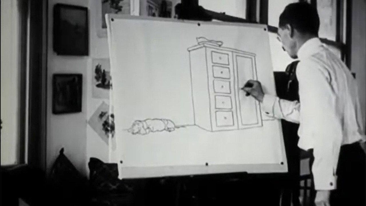 The Artist's Dreams 1913 movie scene