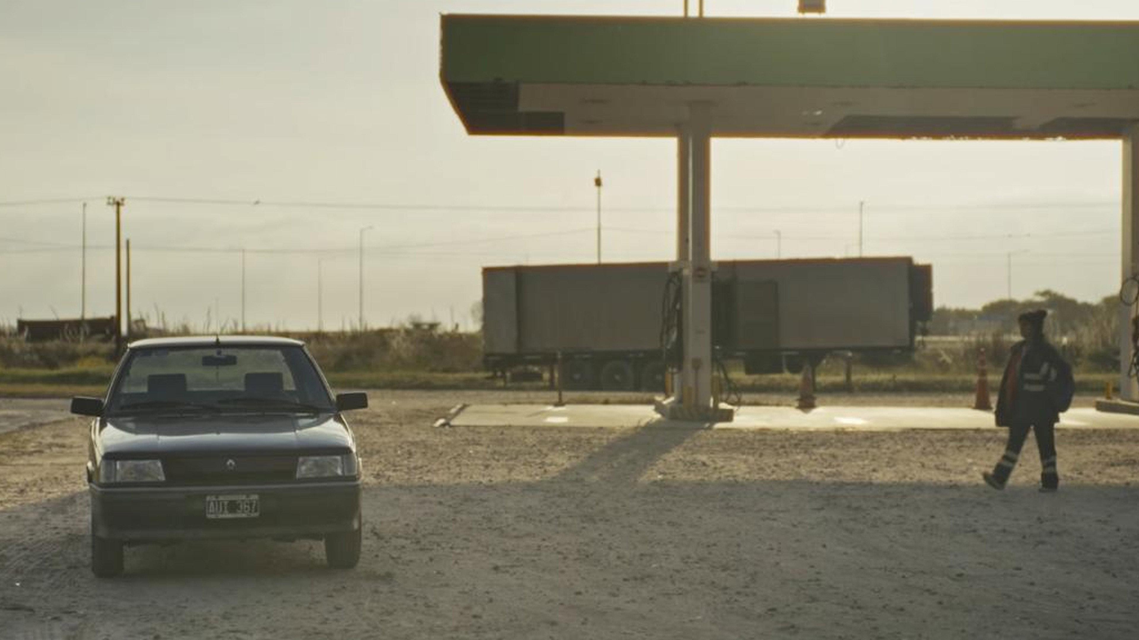 A Girl in the Gas Station movie scene