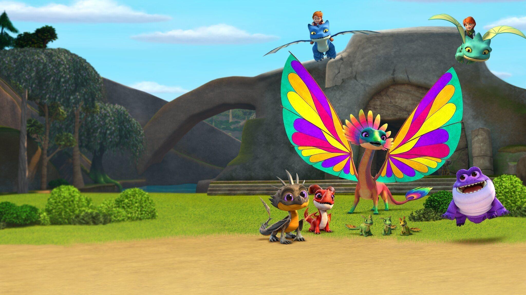 Dragons: Rescue Riders: Secrets of the Songwing 2020 movie scene