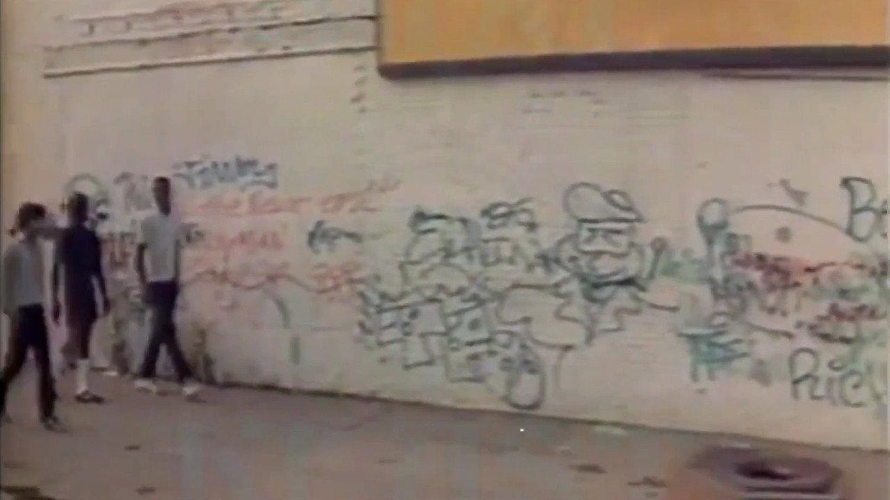 The Writing on the Wall 1986 movie scene