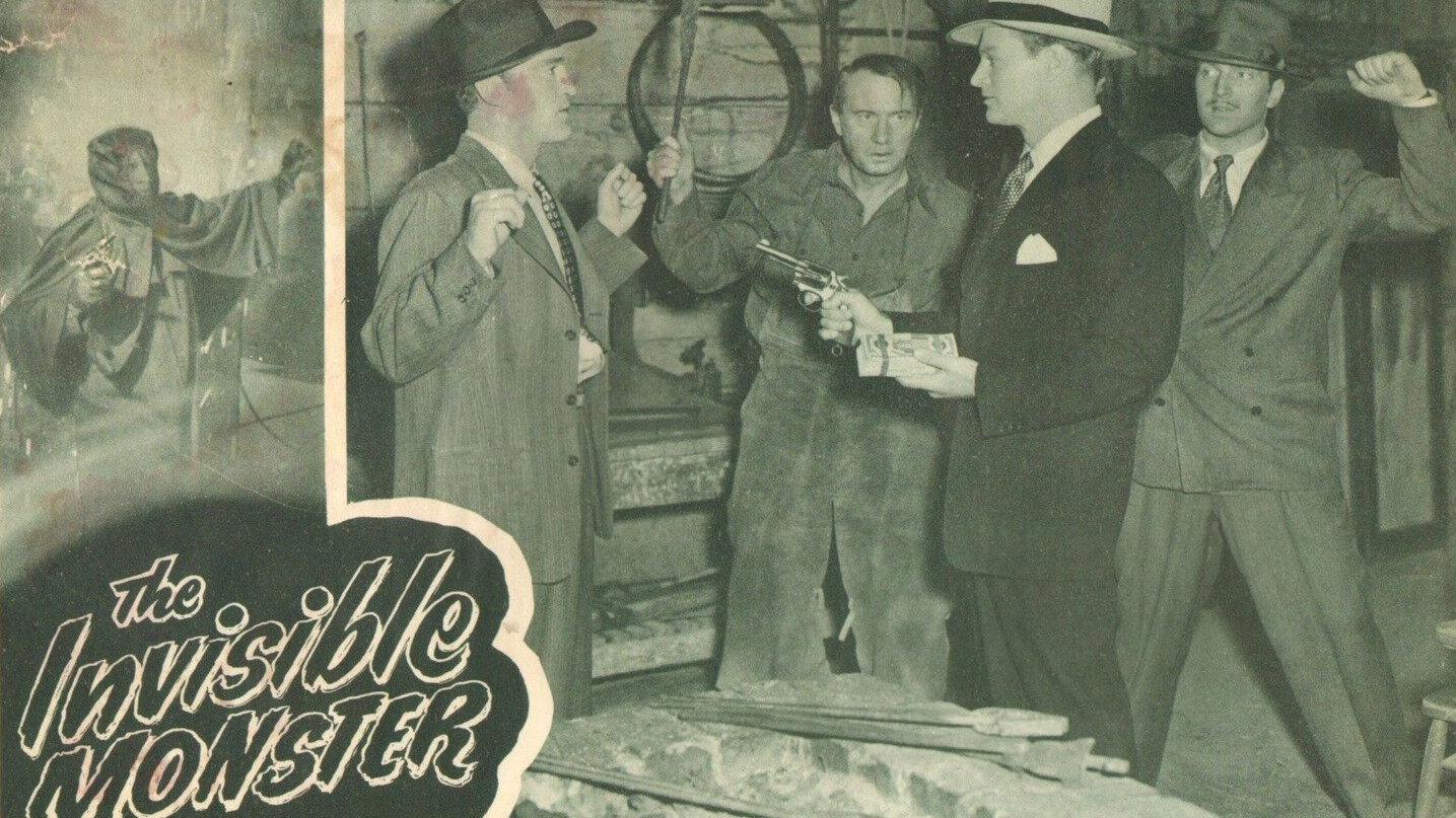 The Invisible Monster 1950 movie scene