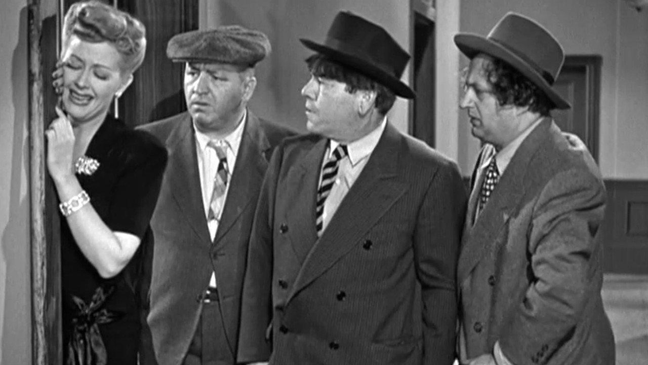 Three Pests in a Mess 1945 movie scene