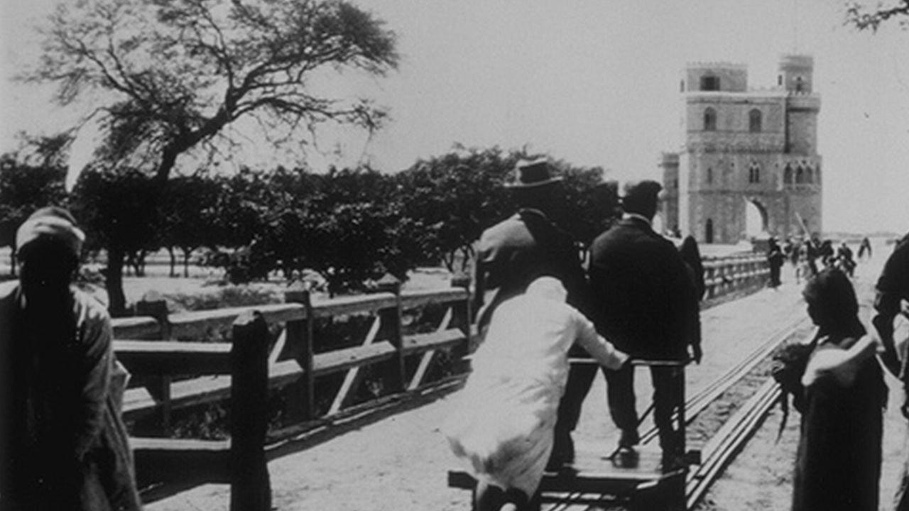 Barrage du Nil 1897 movie scene