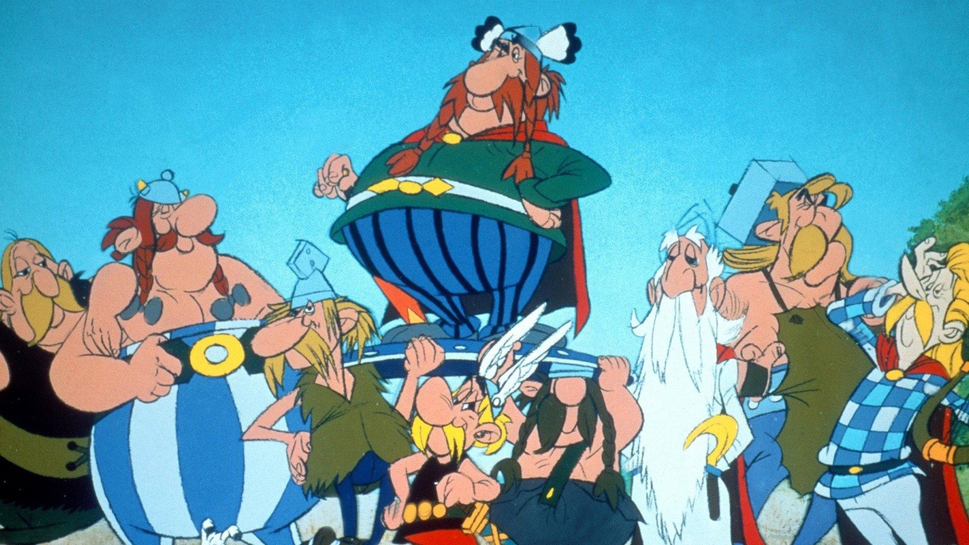 The Twelve Tasks of Asterix 1976 movie scene