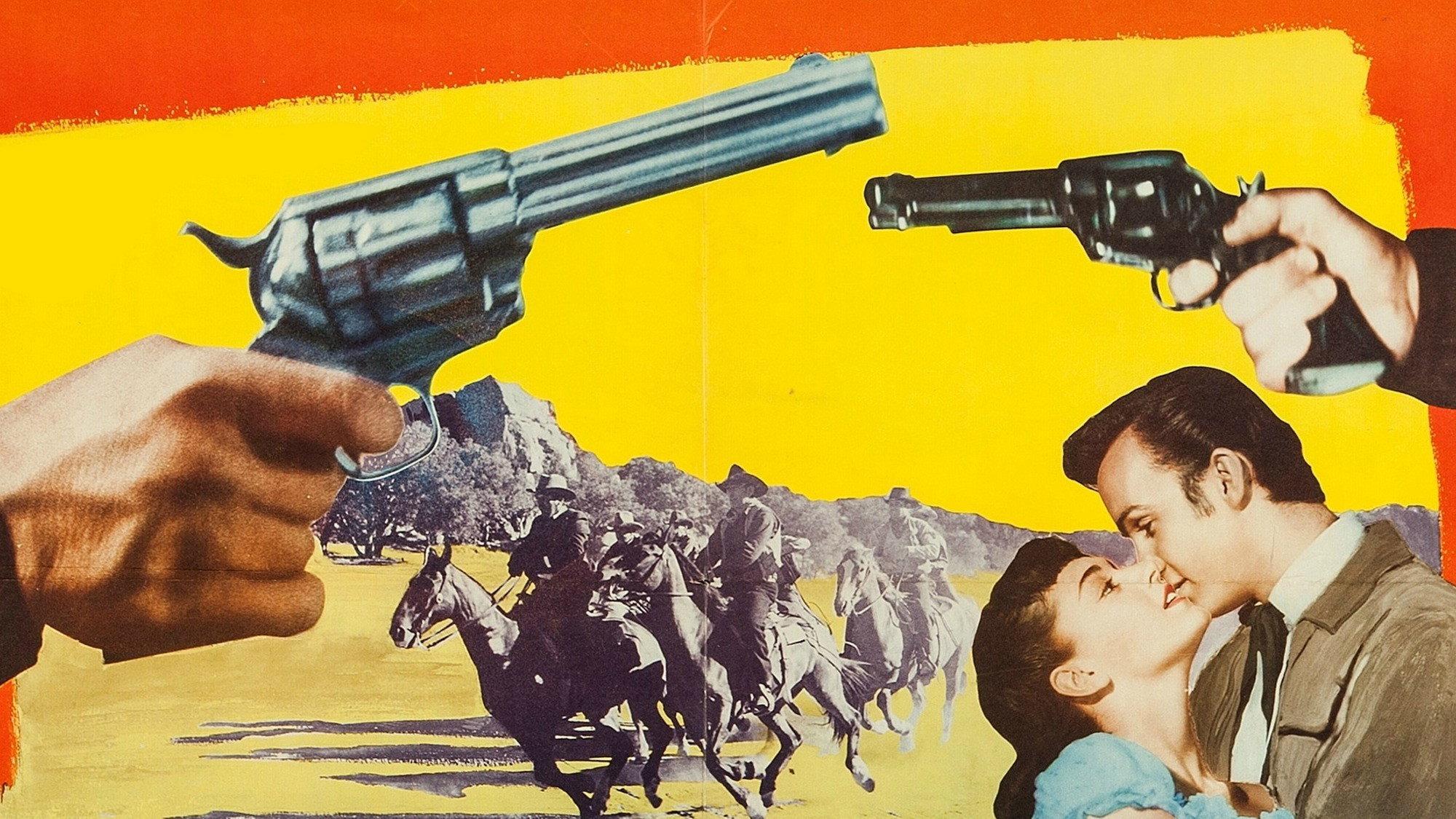Duel at Apache Wells 1957 movie scene