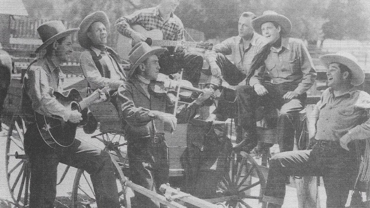 The Old Wyoming Trail 1937 movie scene