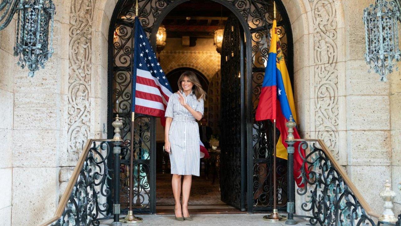 Looking for Melania Trump 2020 movie scene