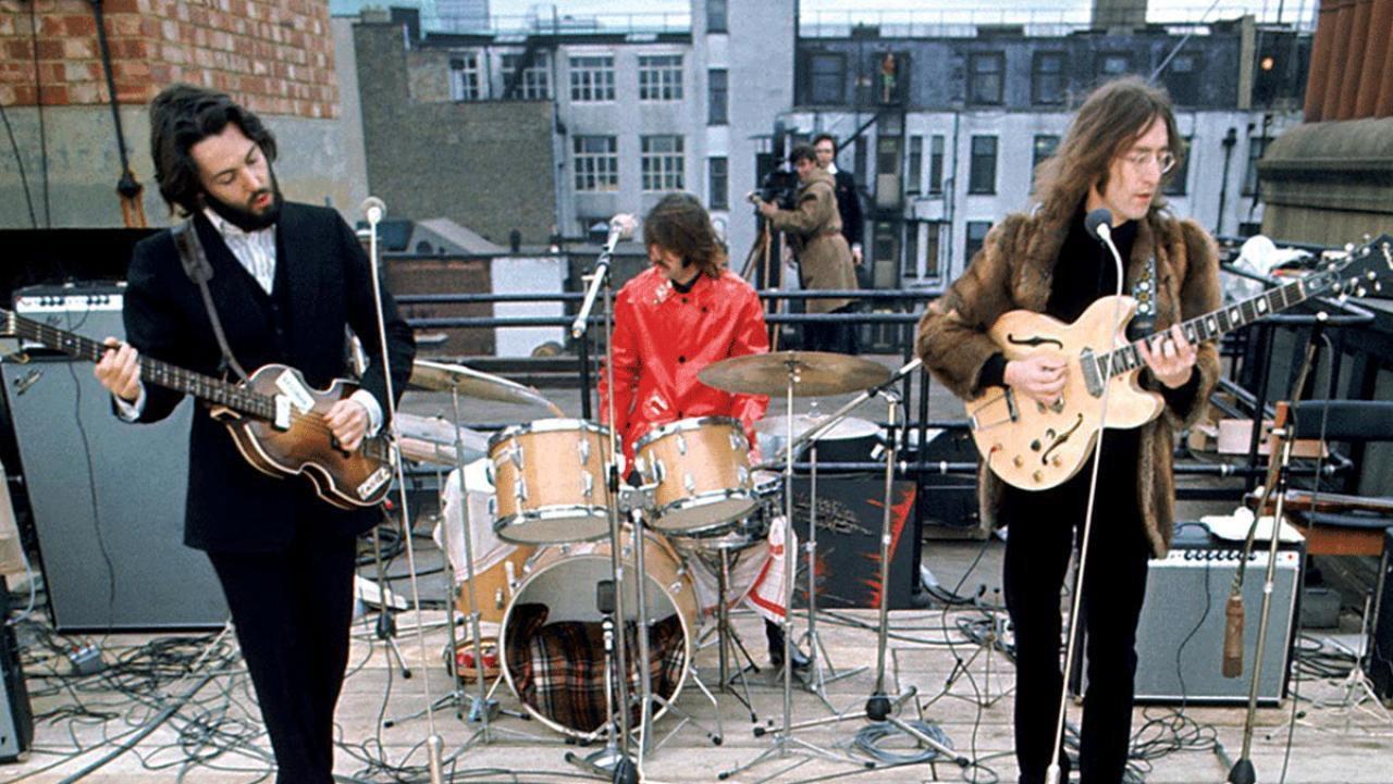 The Beatles: Get Back - The Rooftop Concert 2022 movie scene
