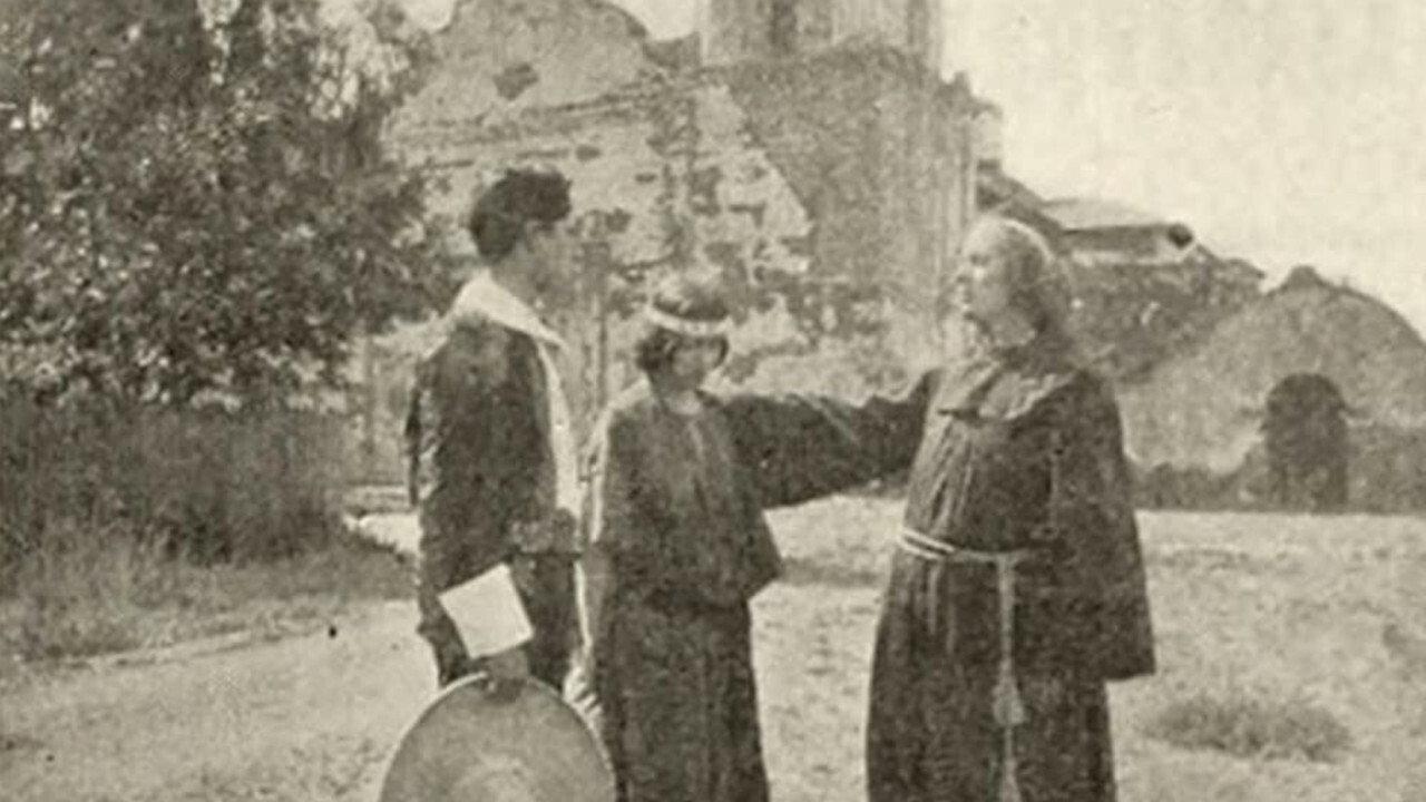 The Indian Maid's Sacrifice 1911 movie scene