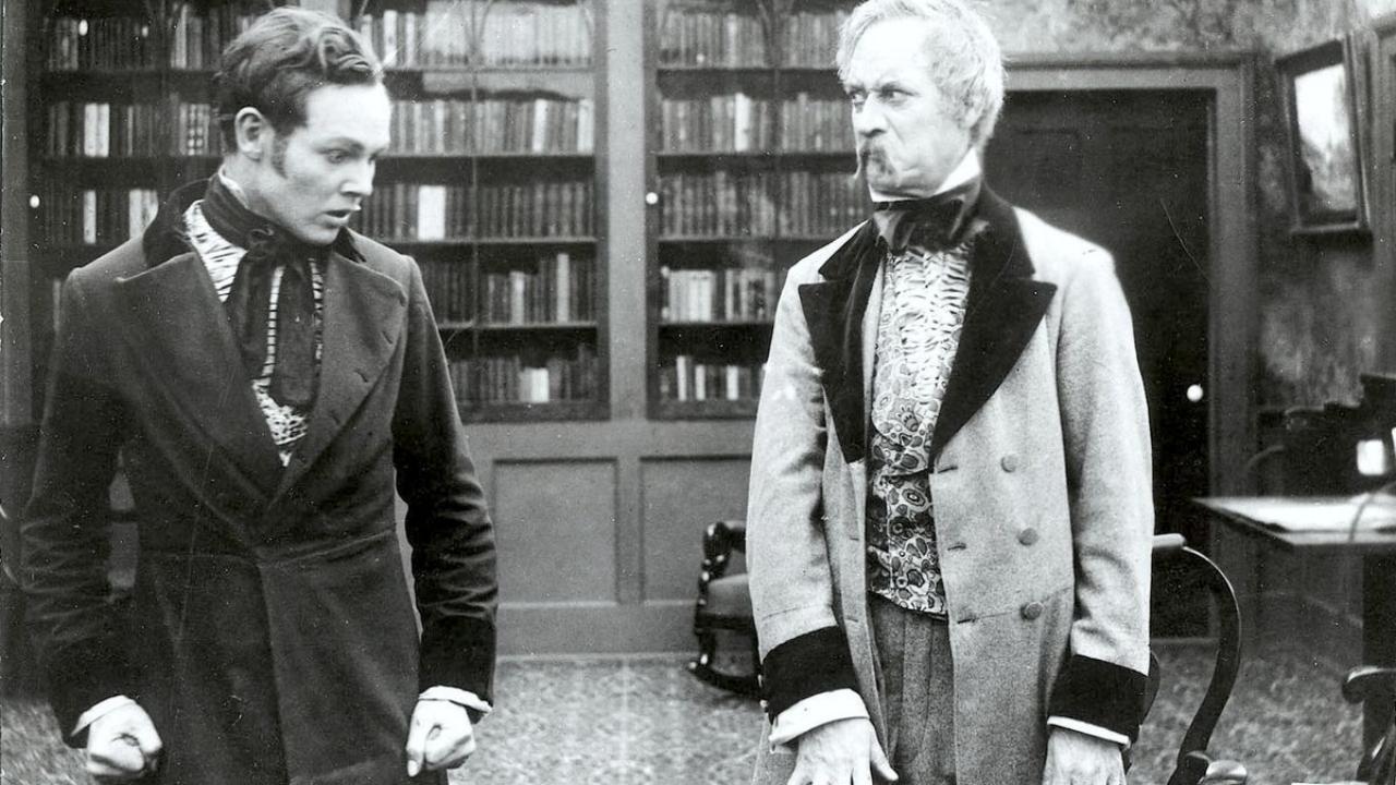 The Coward 1915 movie scene