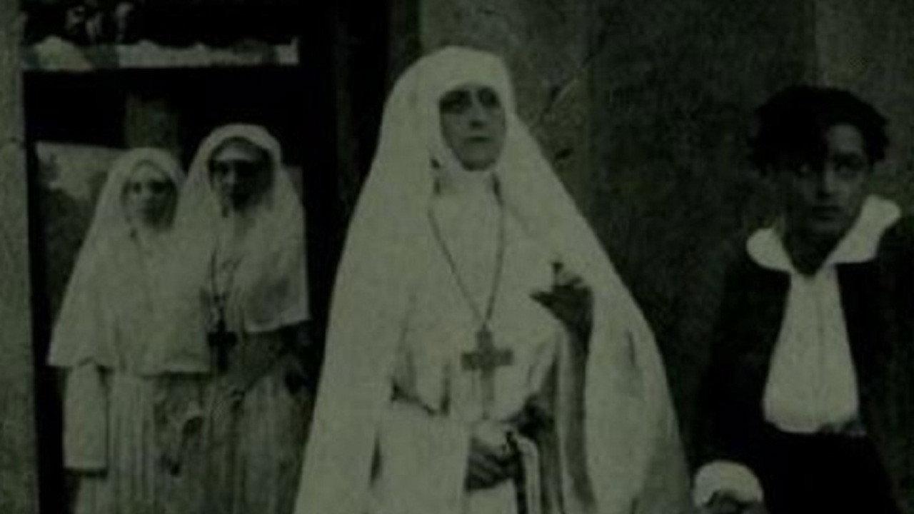 A Wolf Among Lambs 1913 movie scene
