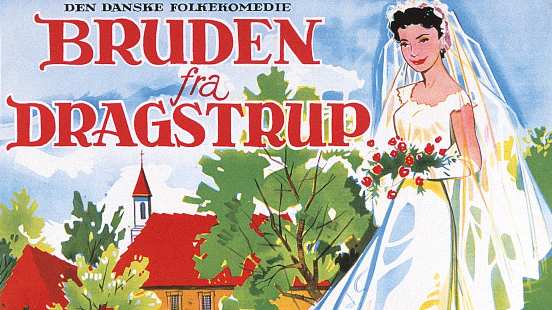The bride from Dragstrup 1955 movie scene
