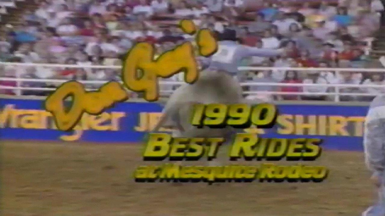 Don Gay's Best Rides at Mesquite Rodeo 1990 1991 movie scene