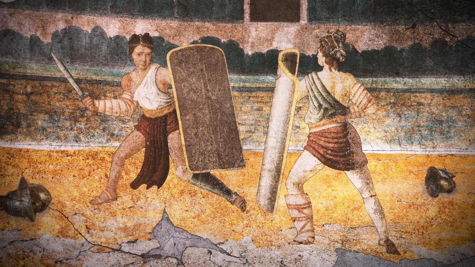 Queens of Combat: Rome's Female Gladiators 2026 movie scene