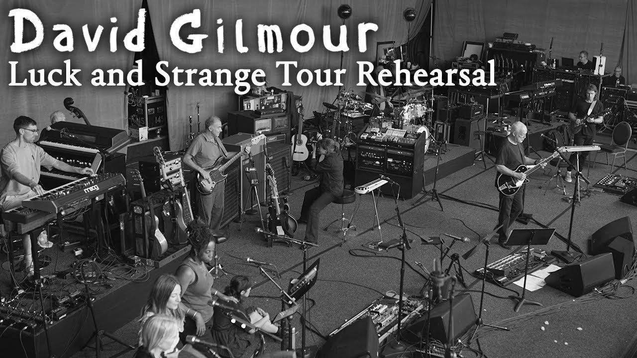 David Gilmour - Luck and Strange Tour Rehearsal 2024 movie scene