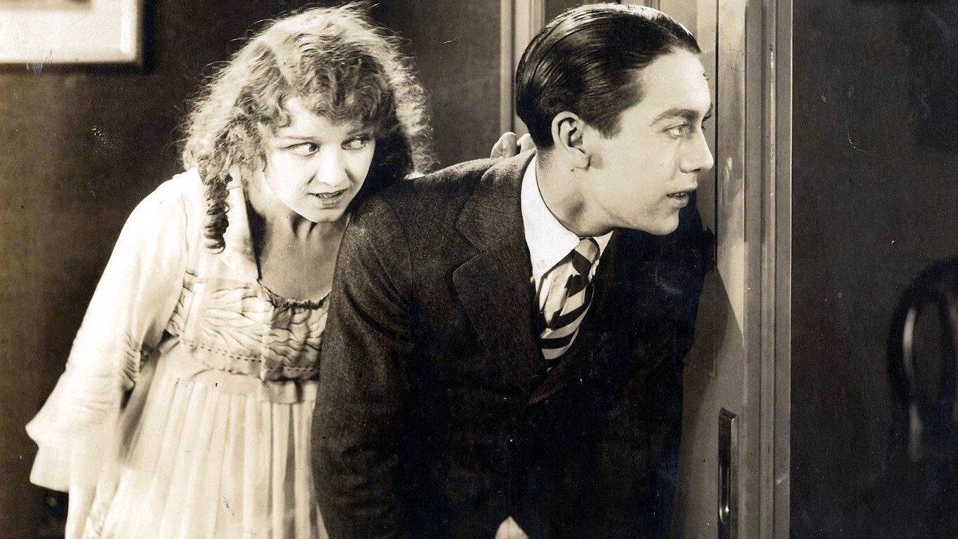 The Girl at Home 1917 movie scene