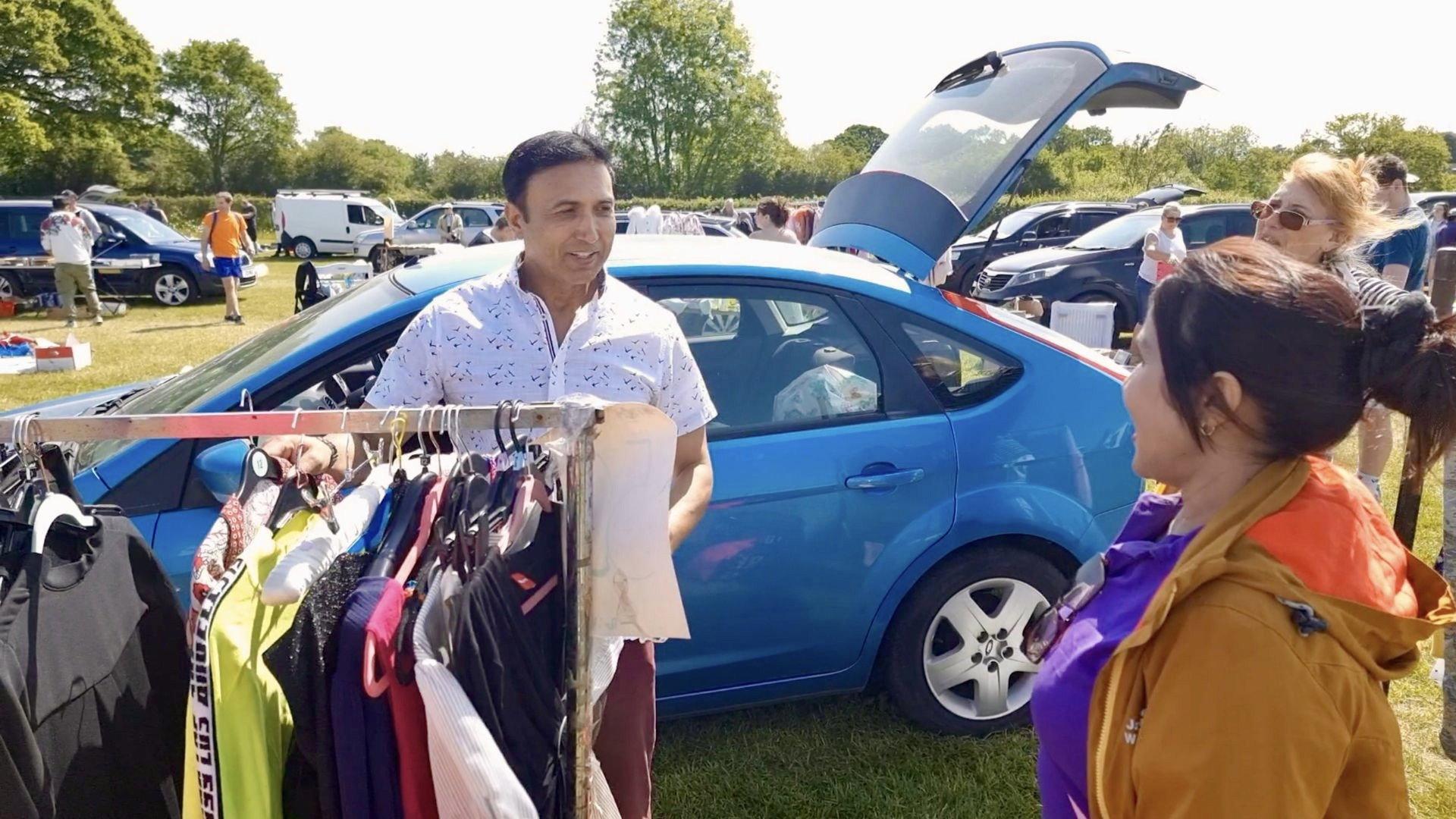 Bordon Sunday Market 2024 movie scene