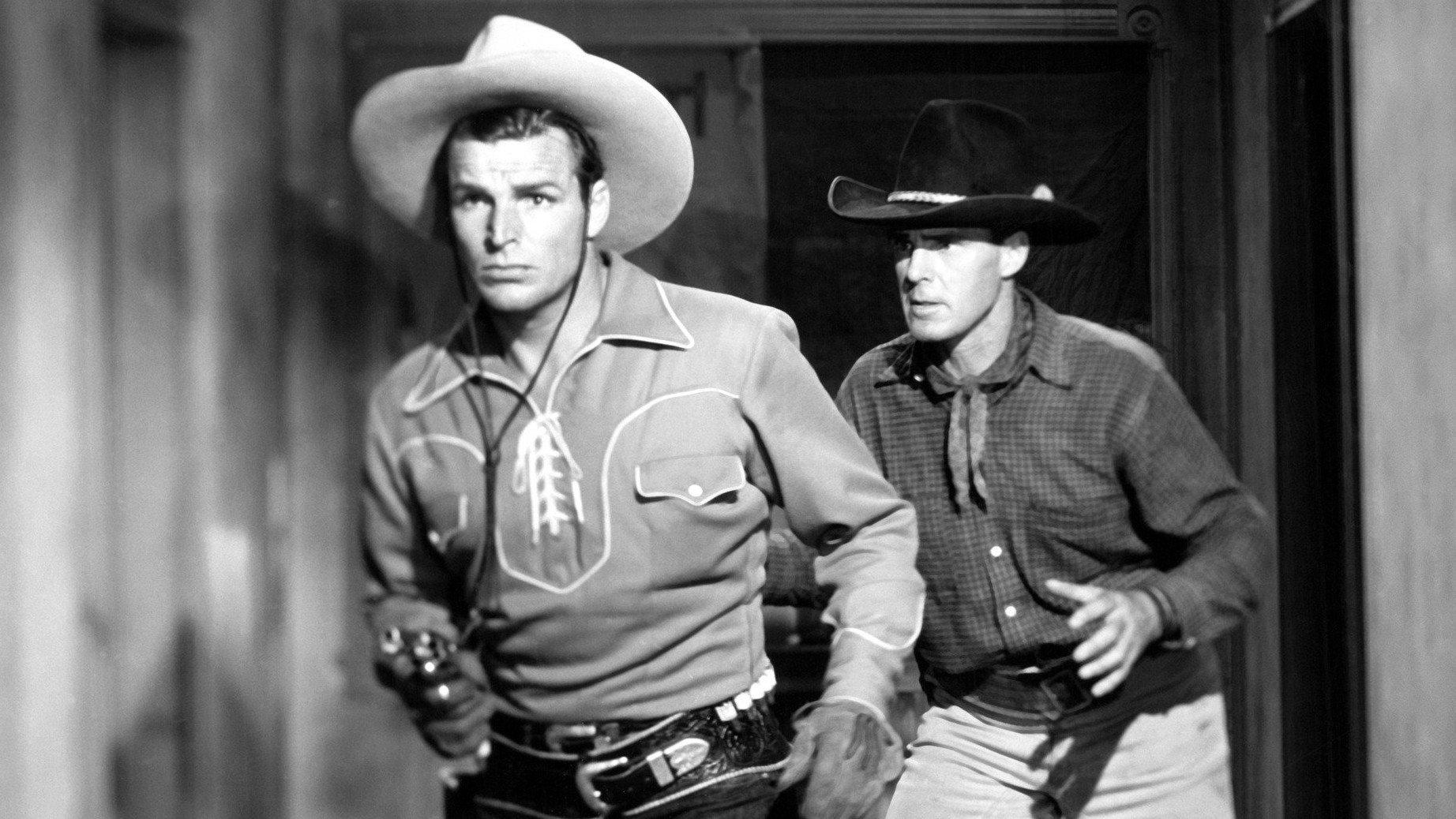 Stagecoach Outlaws 1945 movie scene