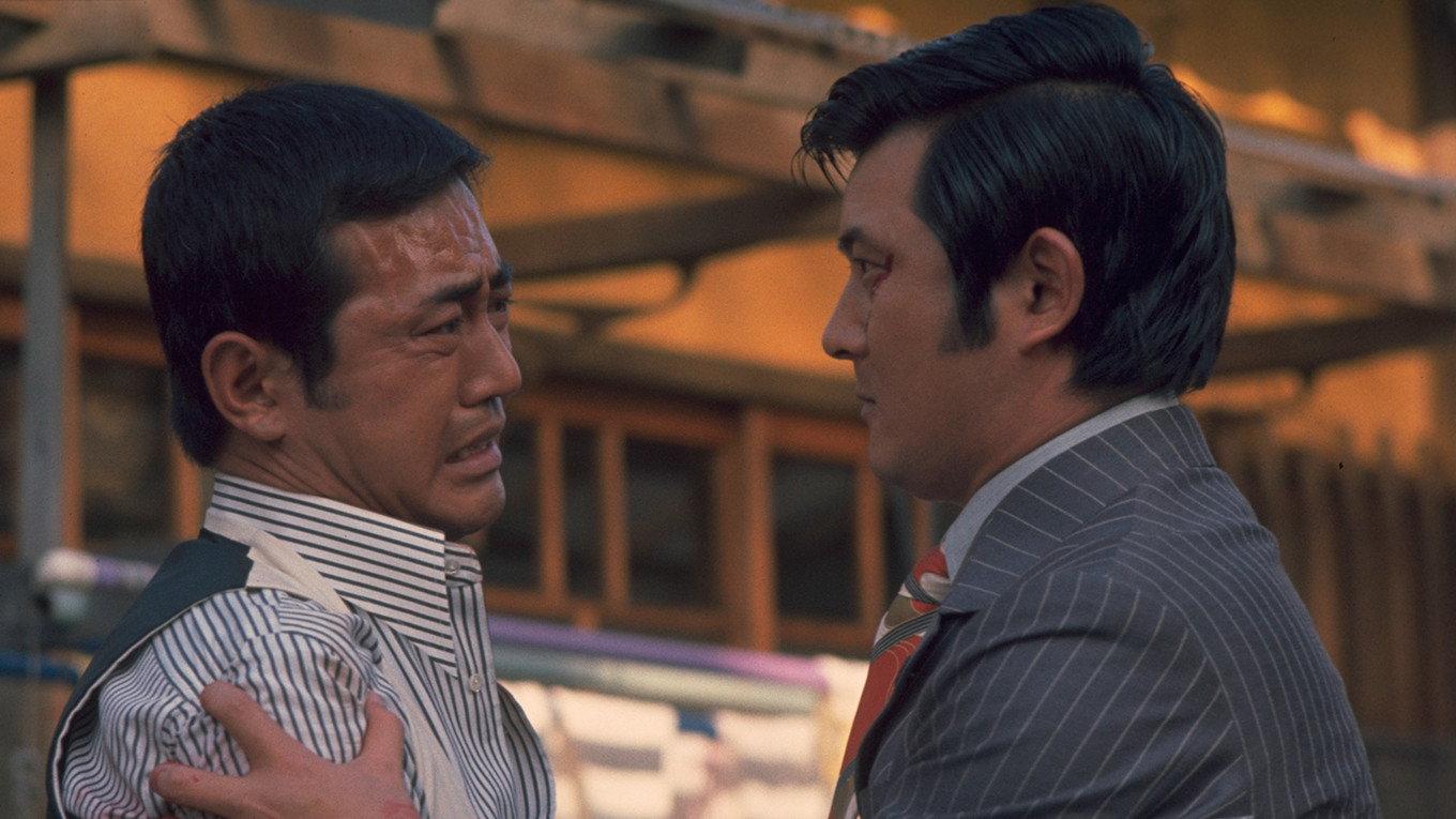 The Maizuru Showdown between The Yakuza Brothers 1974 movie scene