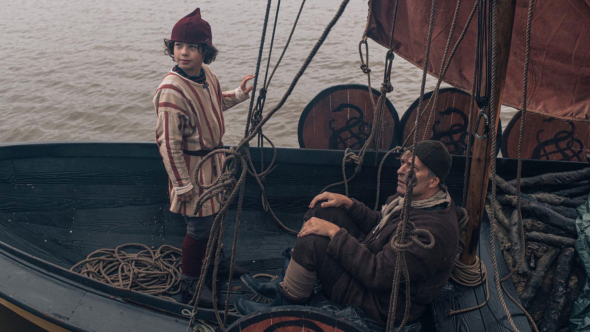 Father of Four and the Vikings 2020 movie scene