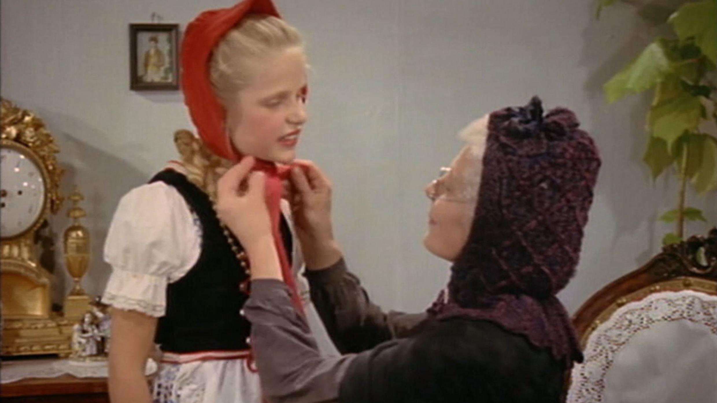 Little Red Riding Hood 1954 movie scene