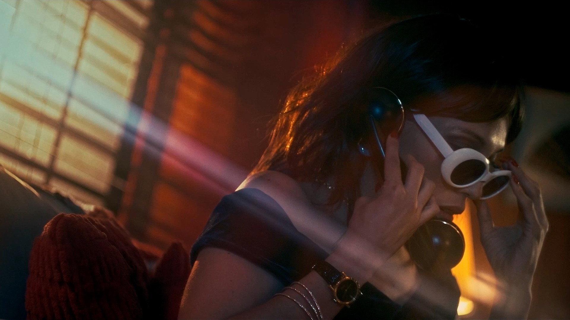 A Murder Rings Hollow 2025 movie scene