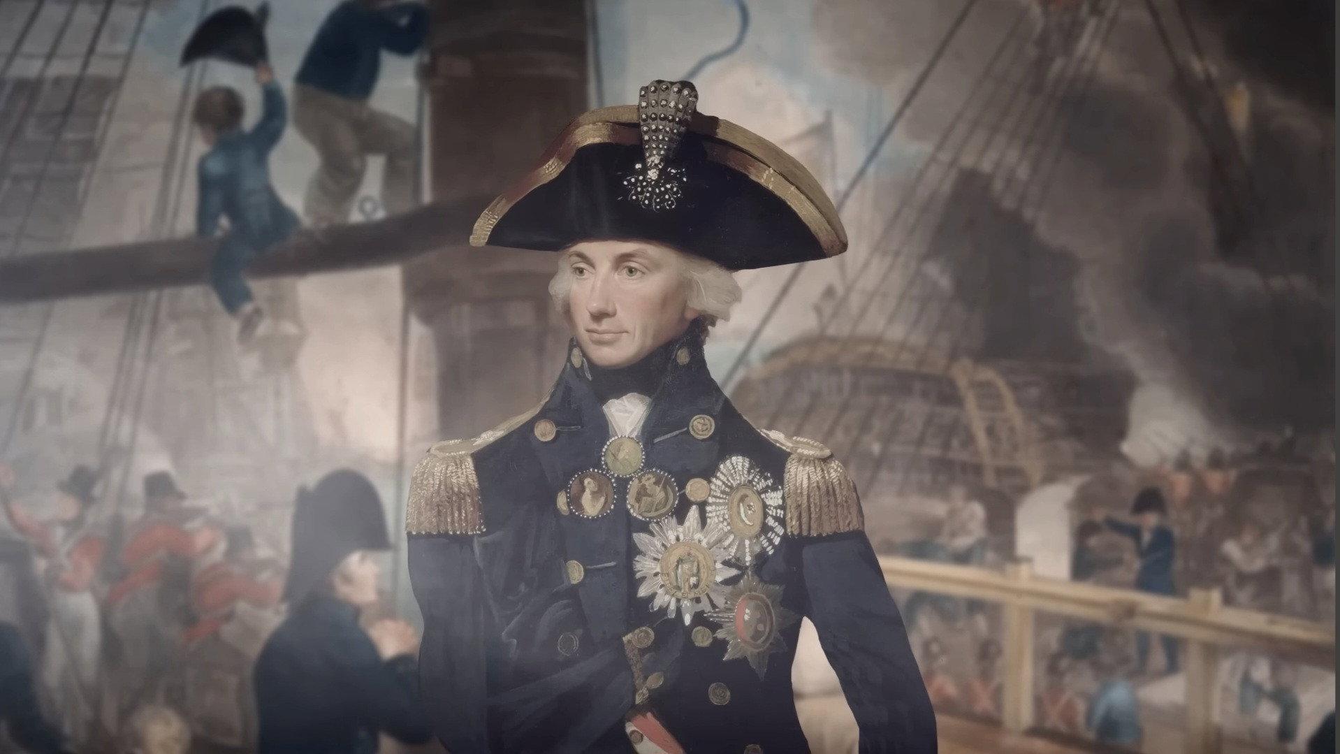 Nelson's Battles in 3D: Trafalgar 2025 movie scene