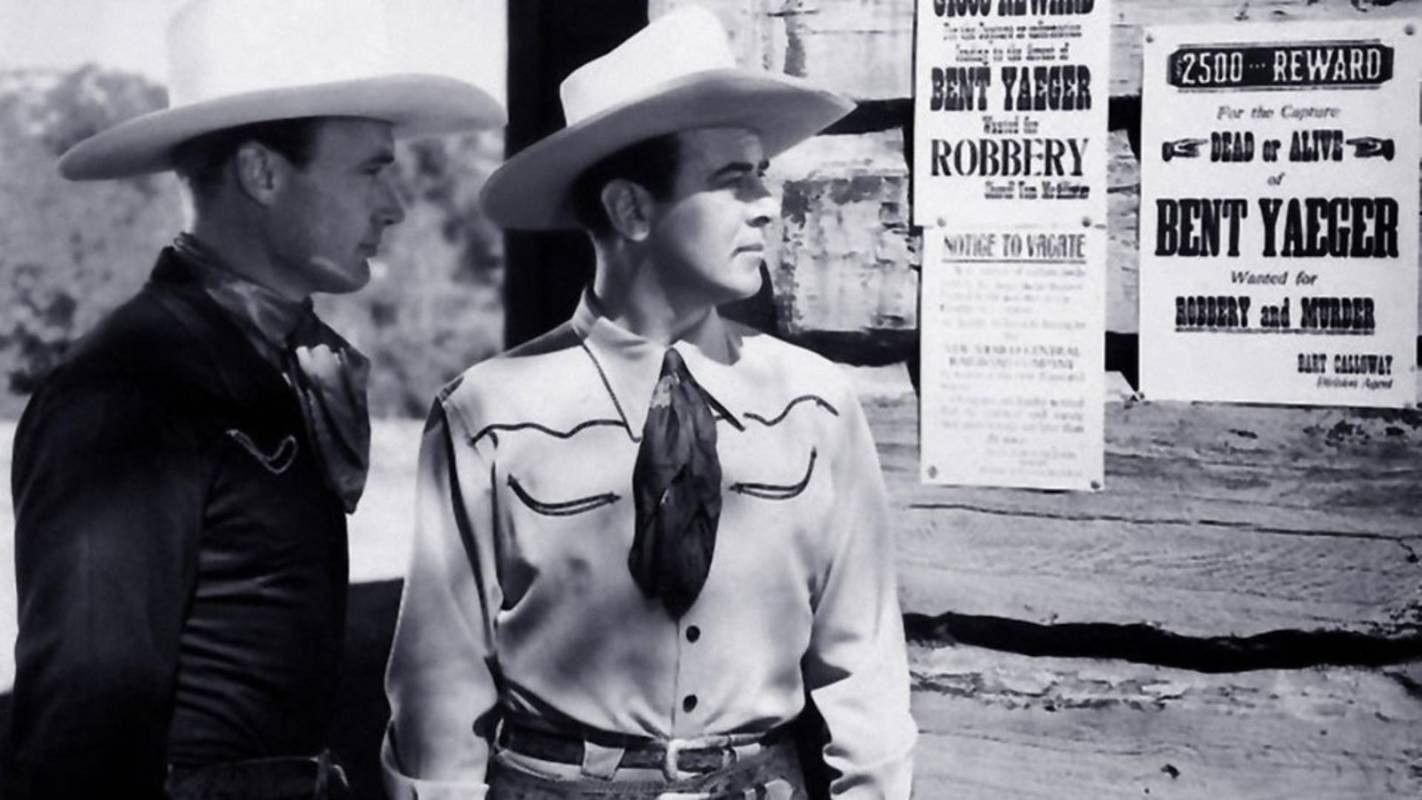 West of Texas 1943 movie scene