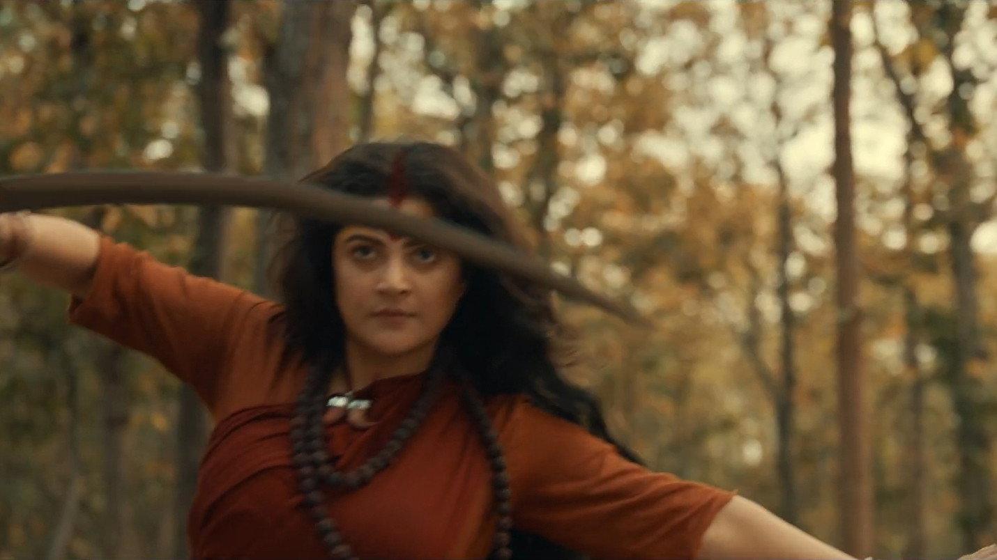 Devi Chowdhurani 2025 movie scene