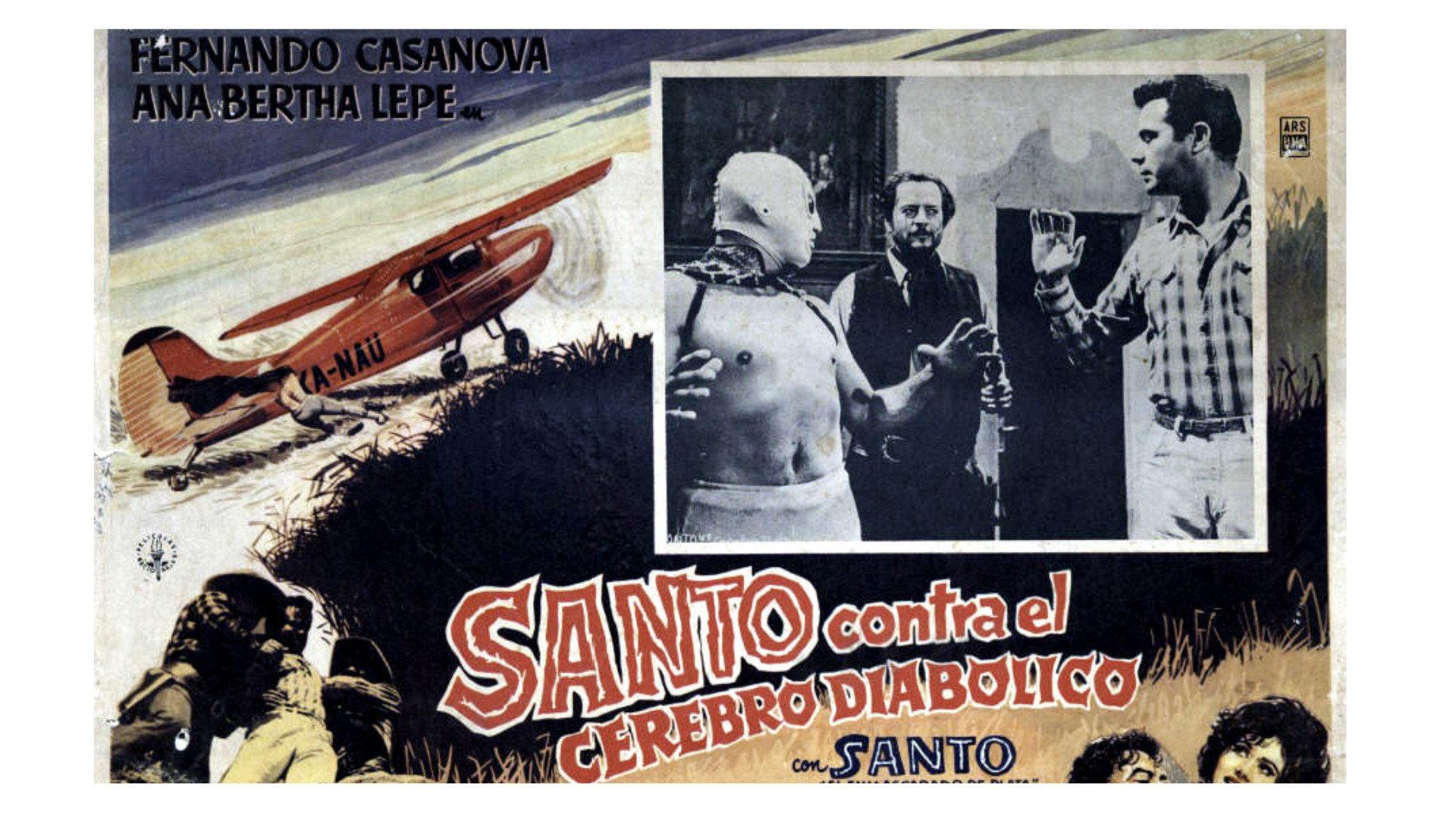 Santo vs. the Diabolical Brain 1963 movie scene
