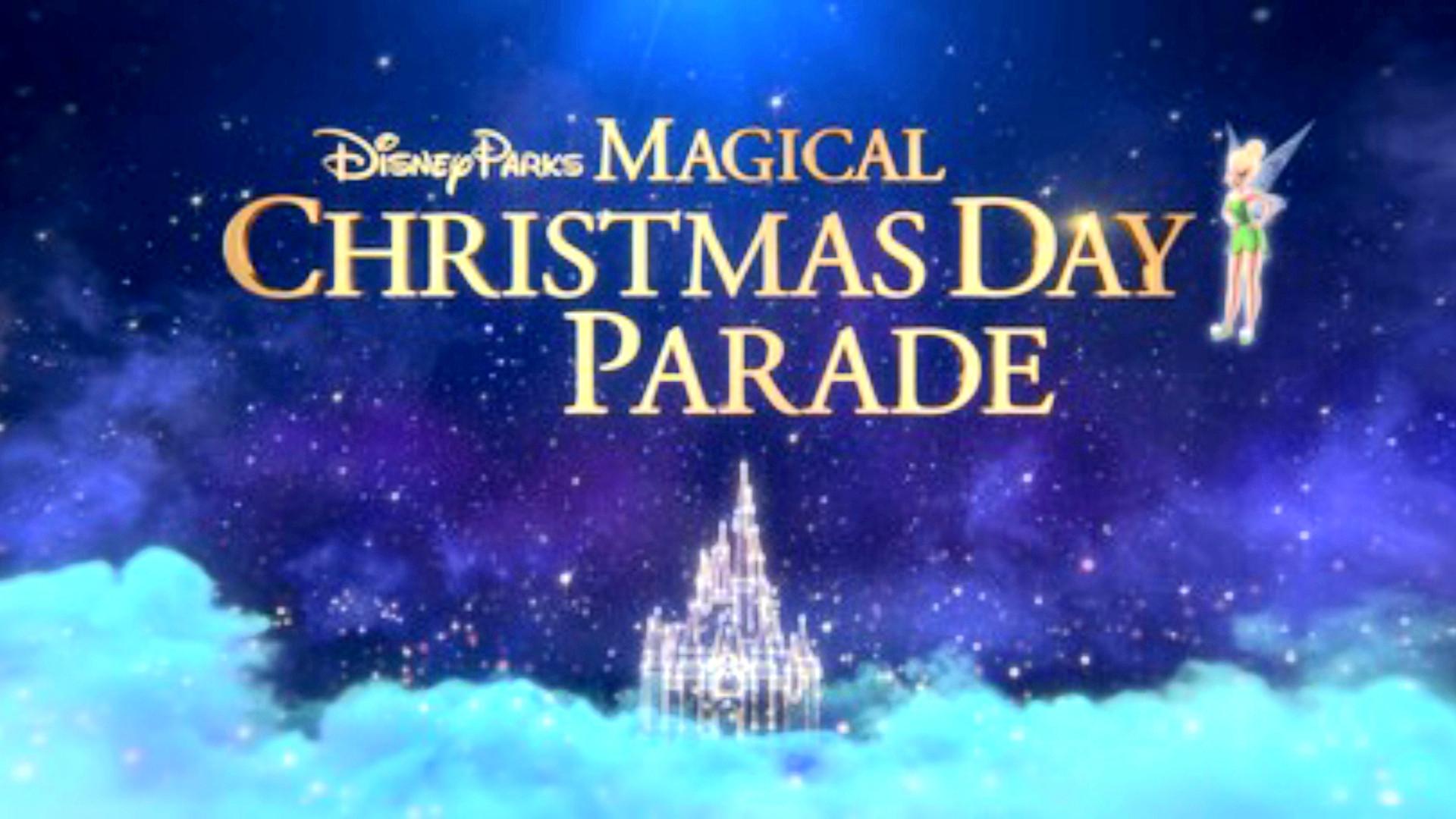 Disney Parks Magical Christmas Day Parade 2019 movie scene