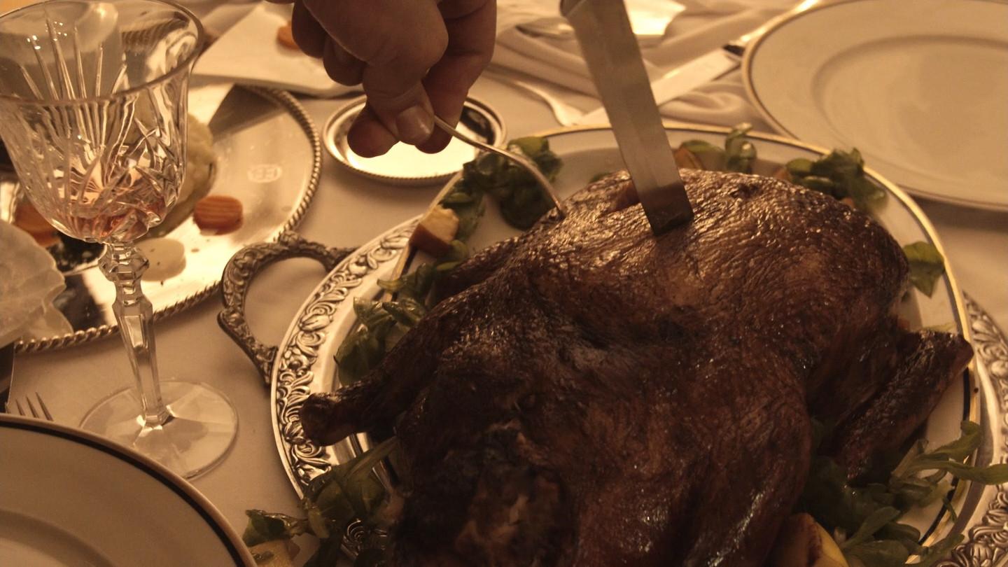 The Food on the Table 2024 movie scene