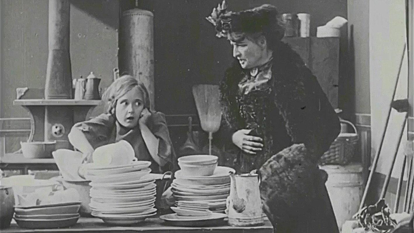 Jean and the Waif 1910 movie scene