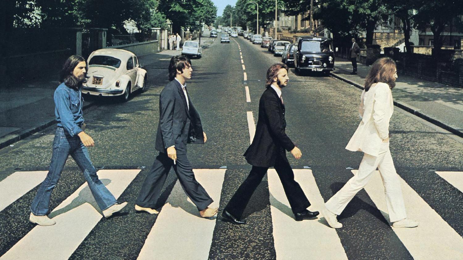 The Beatles: Abbey Road 1969 movie scene