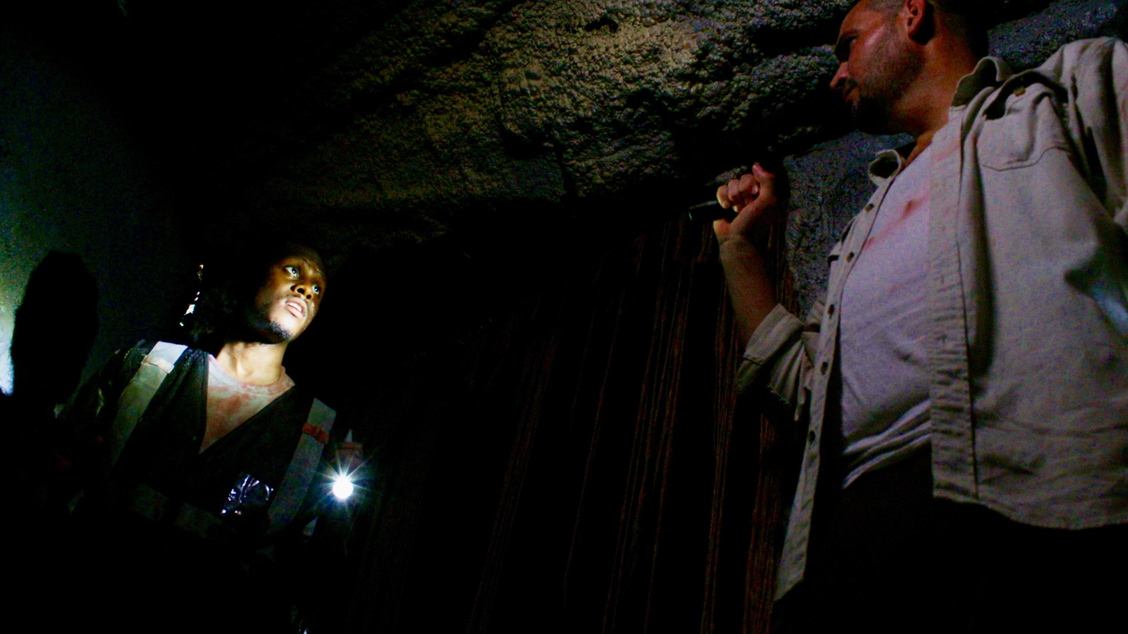 The Beast in the Cave 2026 movie scene