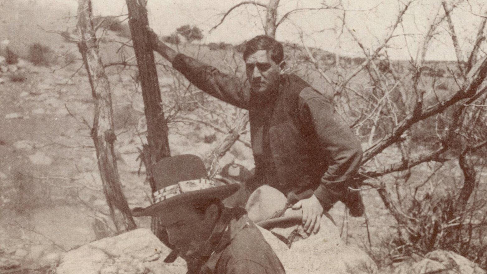 The Marshal's Capture 1913 movie scene