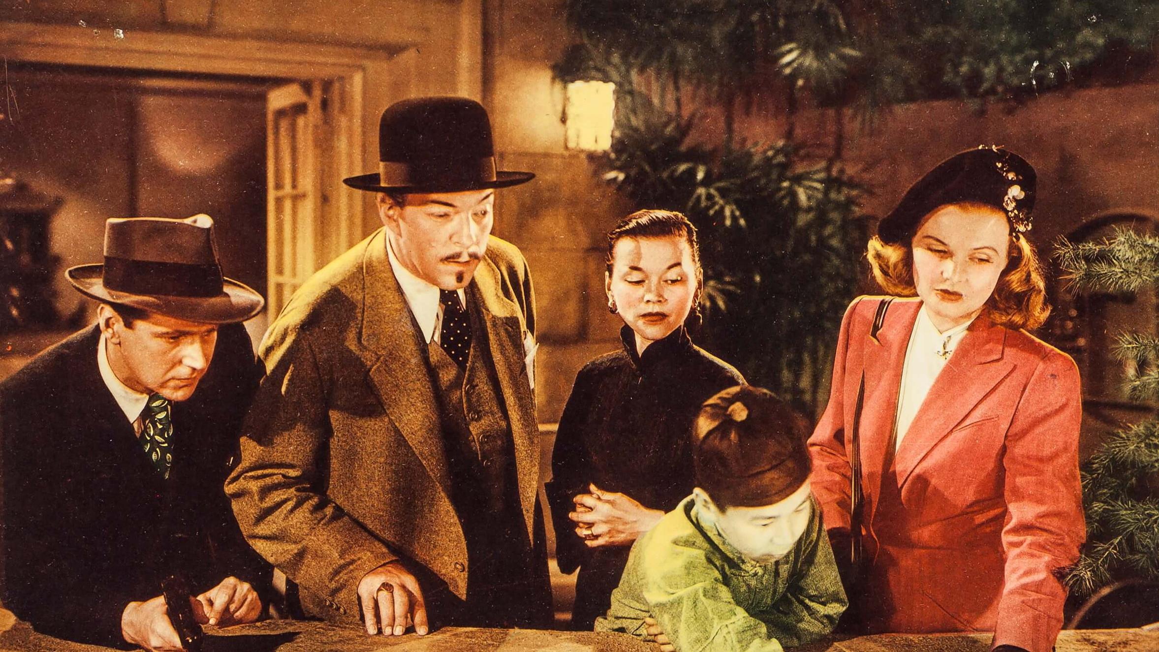 The Chinese Ring 1947 movie scene