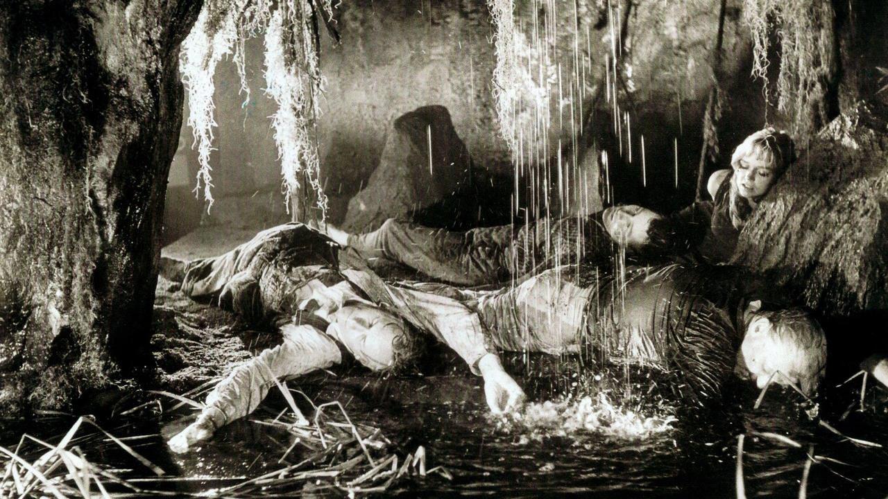 Attack of the Giant Leeches 1959 movie scene