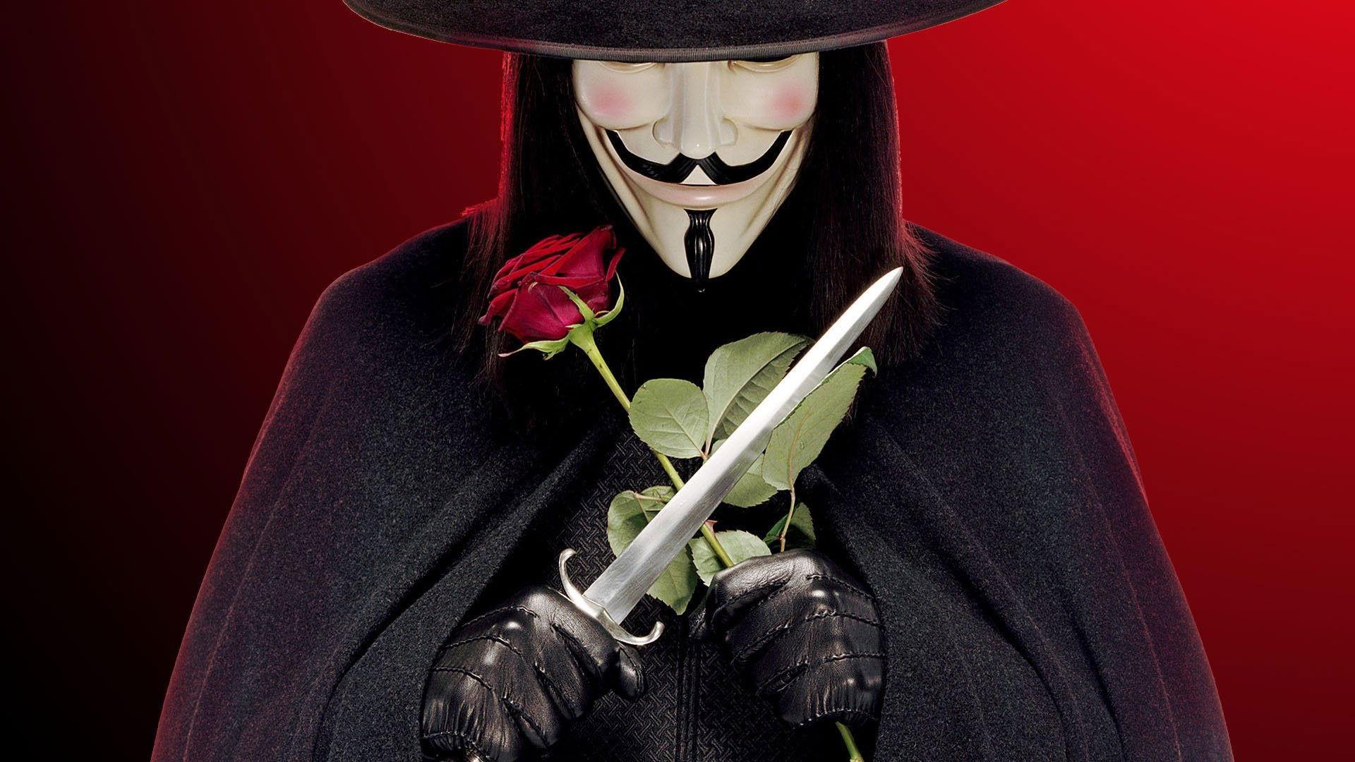'V for Vendetta' Unmasked 2006 movie scene