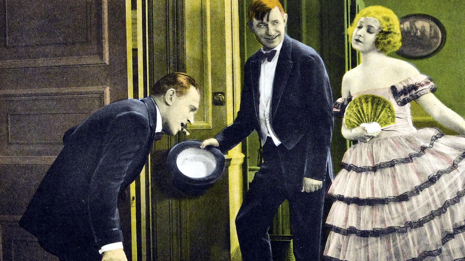 Tiptoes 1927 movie scene