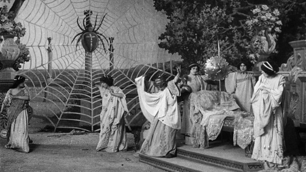 The Legend of the Spinner 1908 movie scene