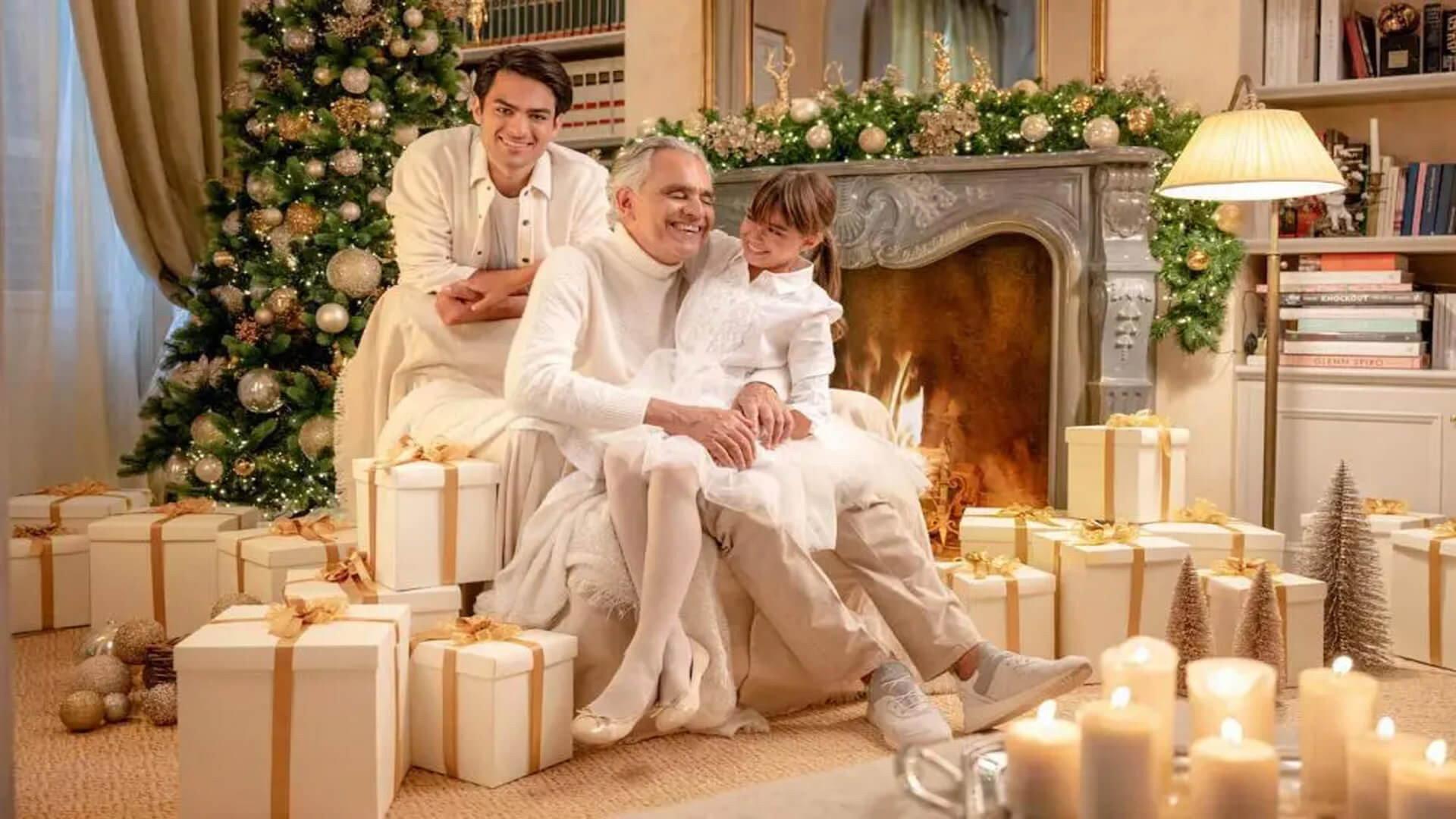 A Bocelli Family Christmas 2022 movie scene