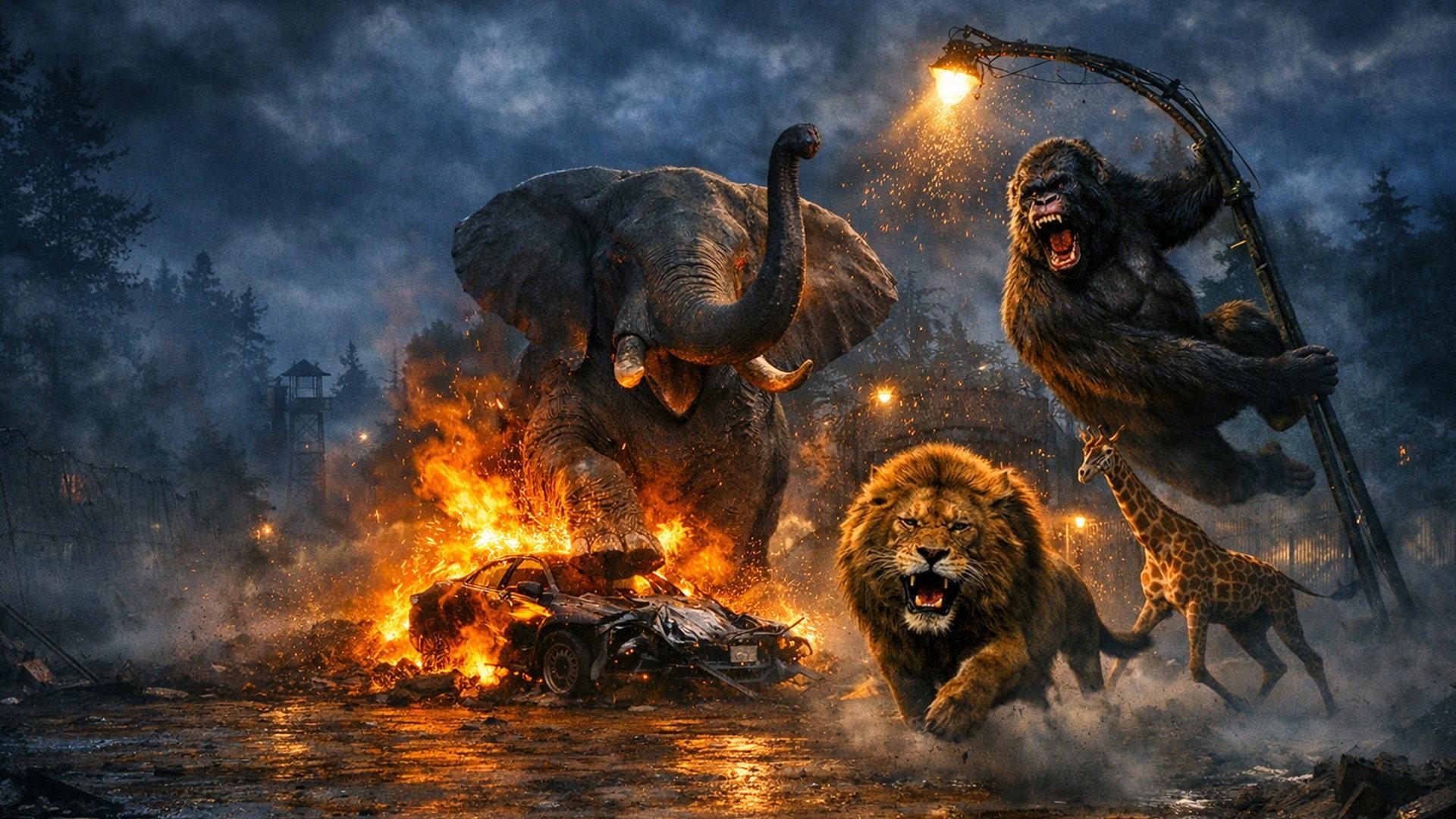 Zoo Break Out 2026 movie scene