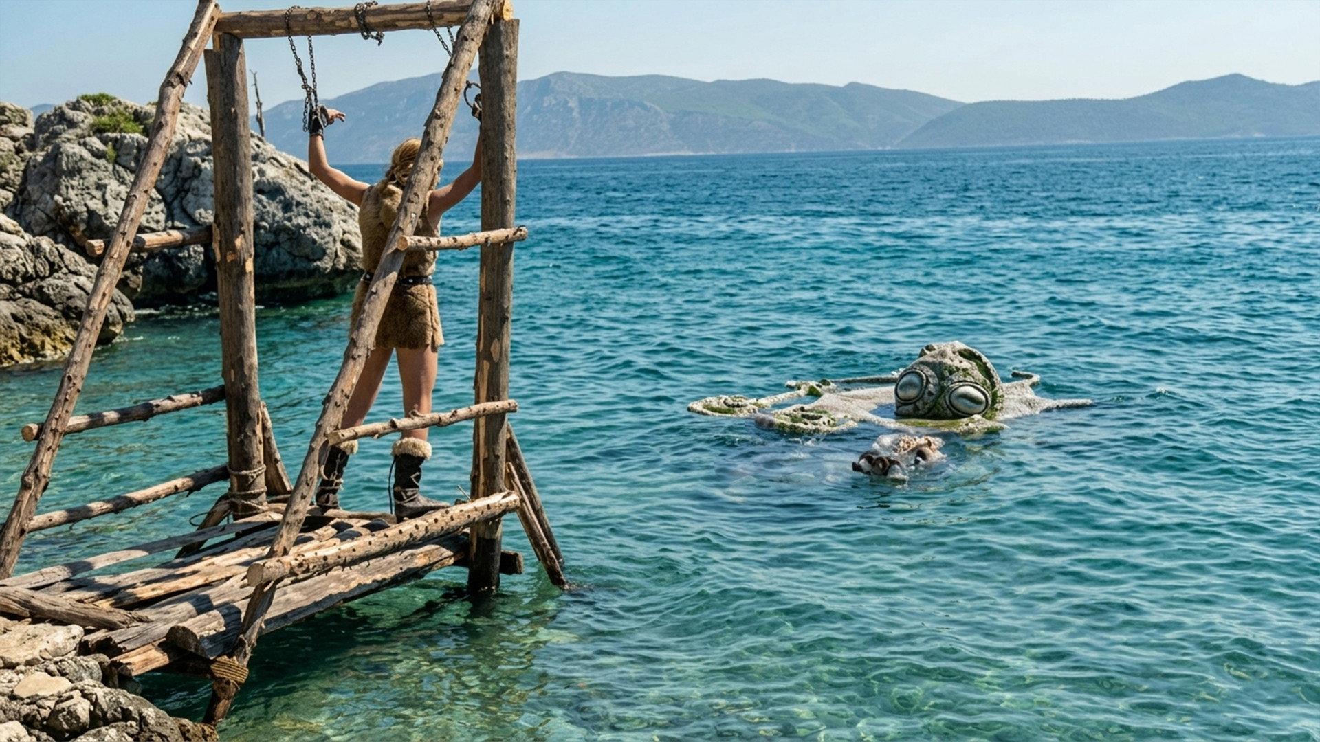 Tarkan and the Blood of the Vikings 1971 movie scene
