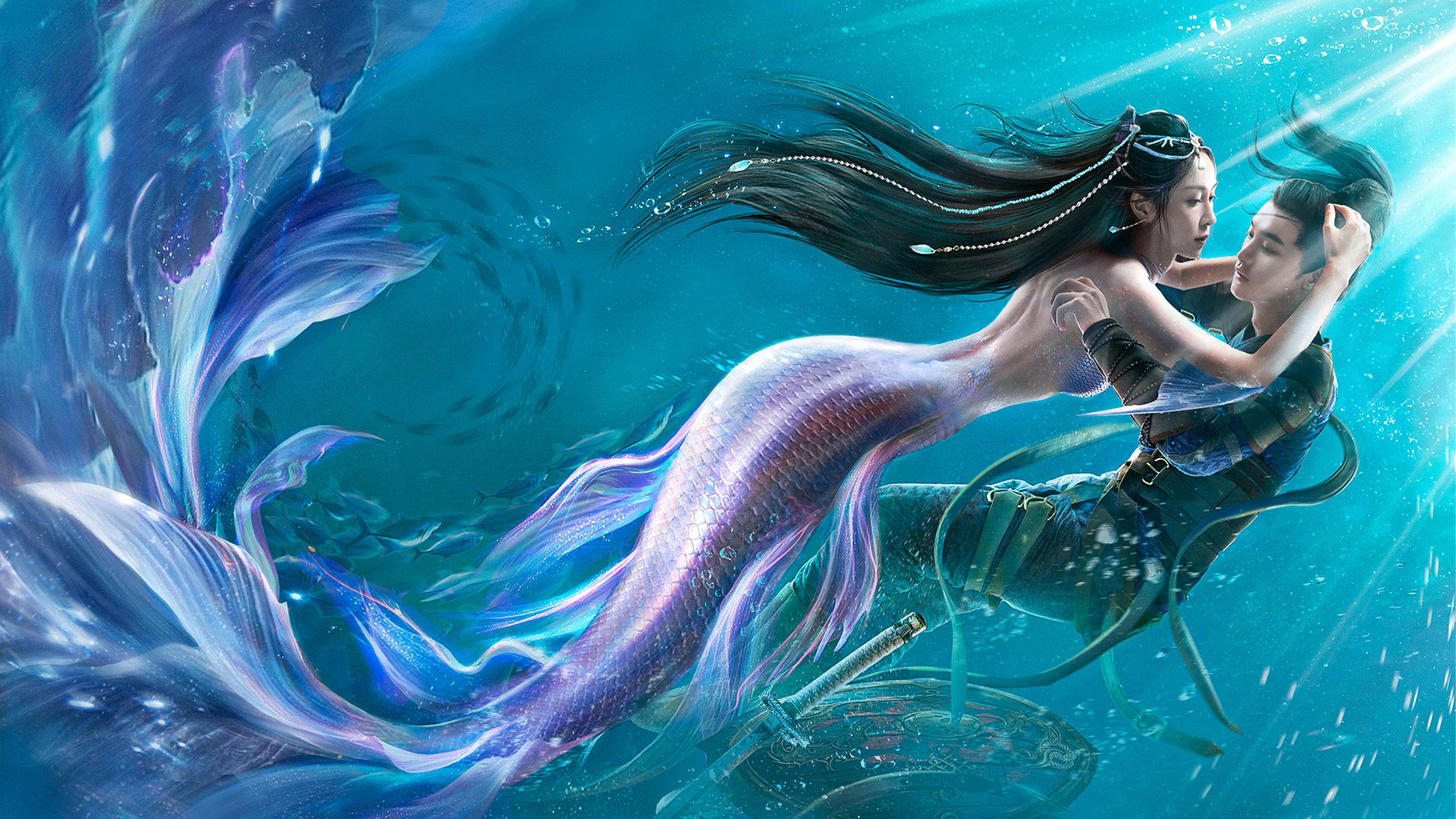 The Legend of Mermaid II 2021 movie scene