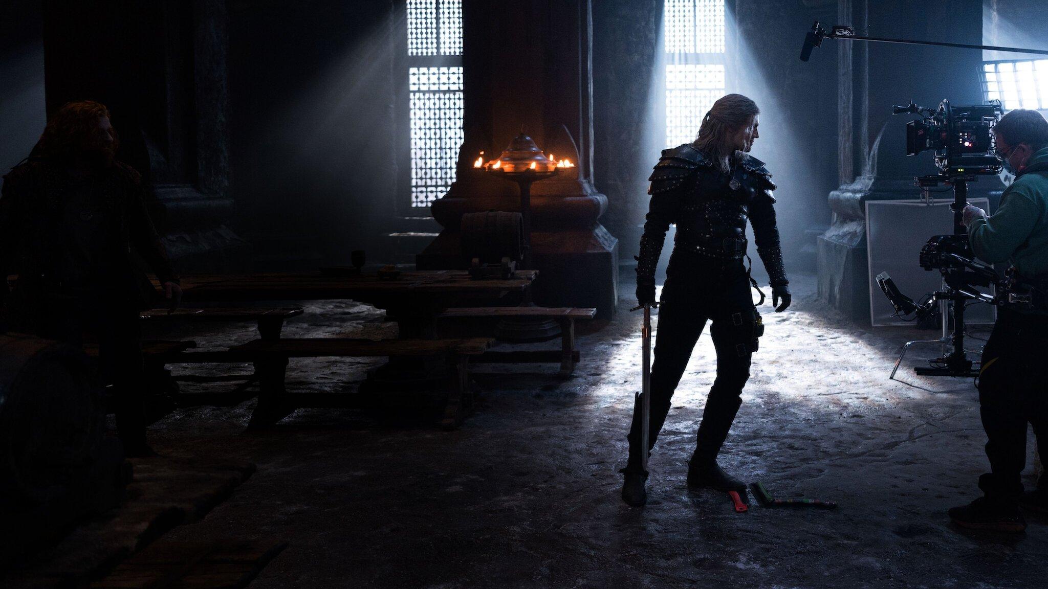 Making The Witcher: Season 2 2021 movie scene