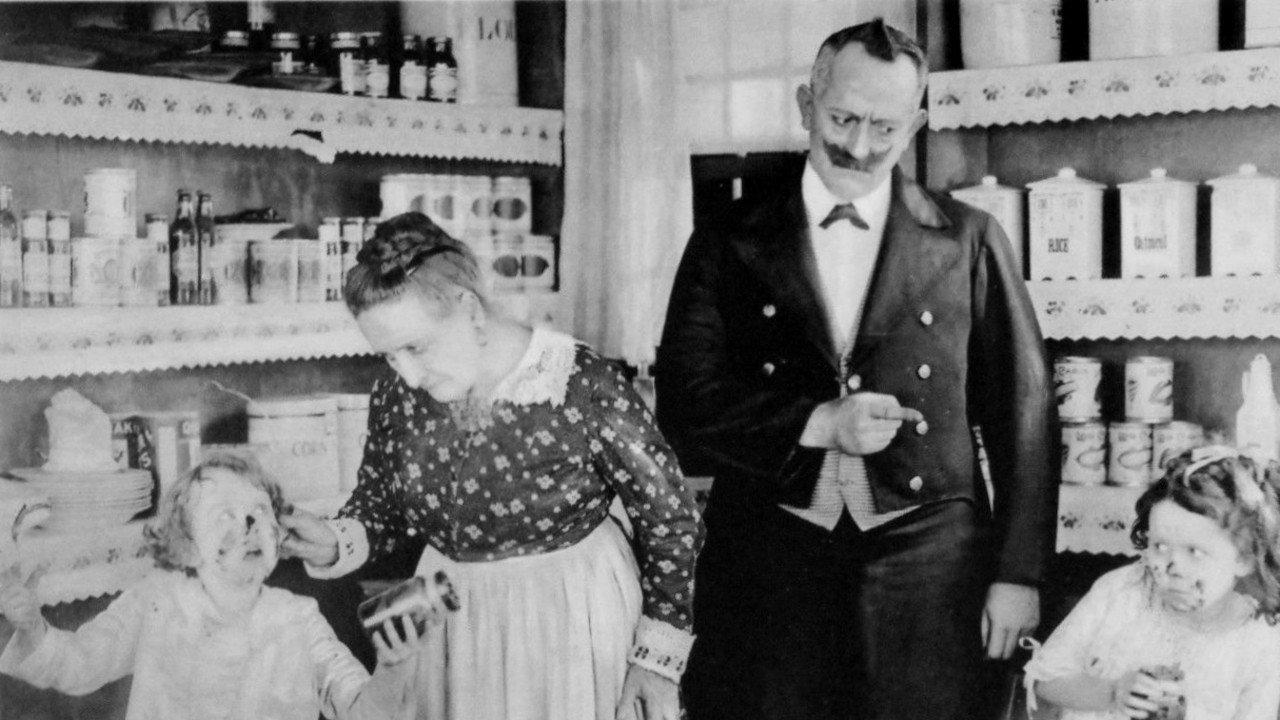 Swat the Spy 1918 movie scene