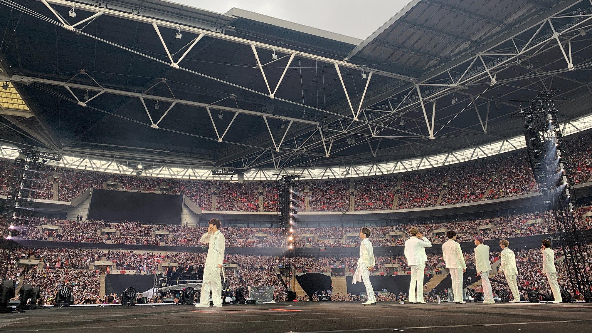 BTS 2019 WORLD TOUR 'LOVE YOURSELF: SPEAK YOURSELF' LONDON Remastered 2025 movie scene