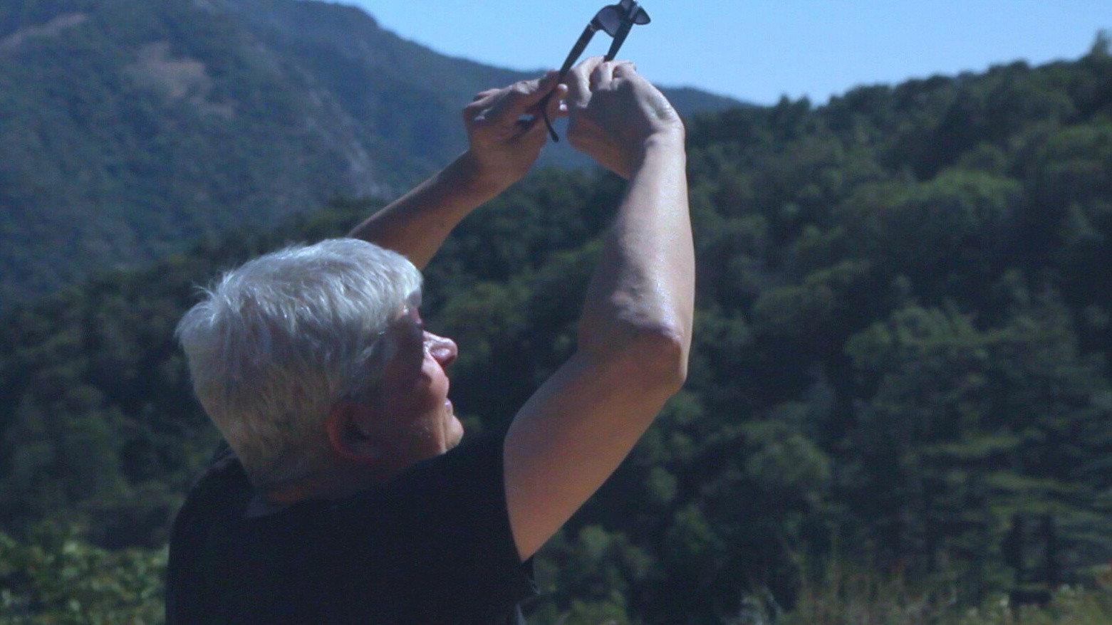 Curse of the Man Who Sees UFOs 2016 movie scene