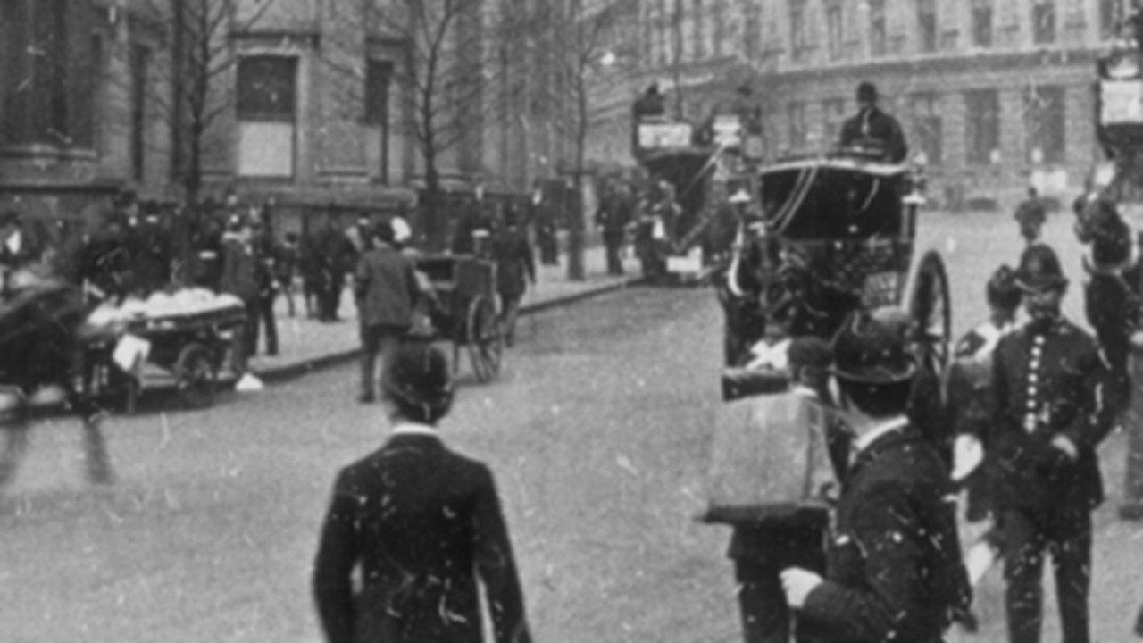 Regent Street 1896 movie scene
